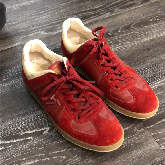 Red Louis Vuitton shoes - Picture 2 of 2
